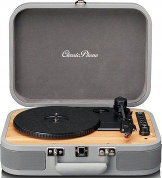 Проигрыватель виниловых дисков Lenco Classic Phono TT-116 Grey 558467 фото