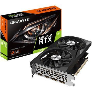 Видеокарта Gigabyte GeForce RTX 3050 Windforce OC V2 8G (GV-N3050WF2OCV2-8GD) 619057ua фото