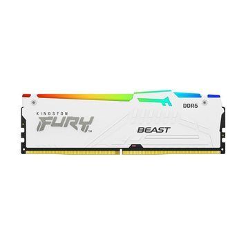 Память для настольных компьютеров Kingston Fury 32 GB (2x16GB) DDR5 5600 MHz Beast RGB Expo White (KF556C36BWEAK2-32) 504273 фото