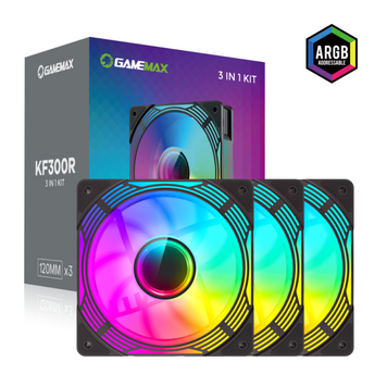 Вентилятор GameMax KF300R BK 627842ua фото