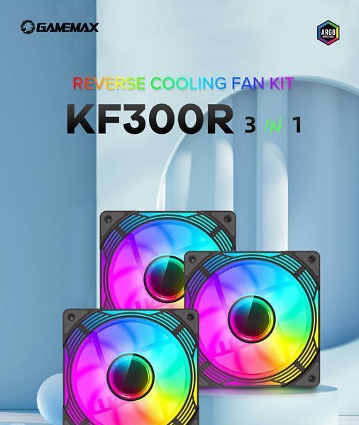 Вентилятор GameMax KF300R BK 627842ua фото