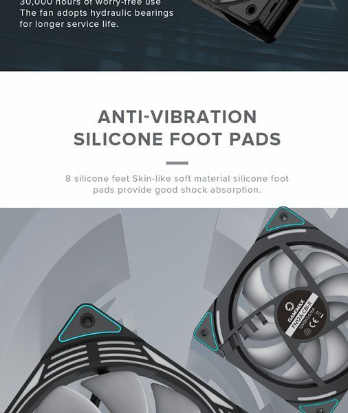 Вентилятор GameMax KF300R BK 627842ua фото