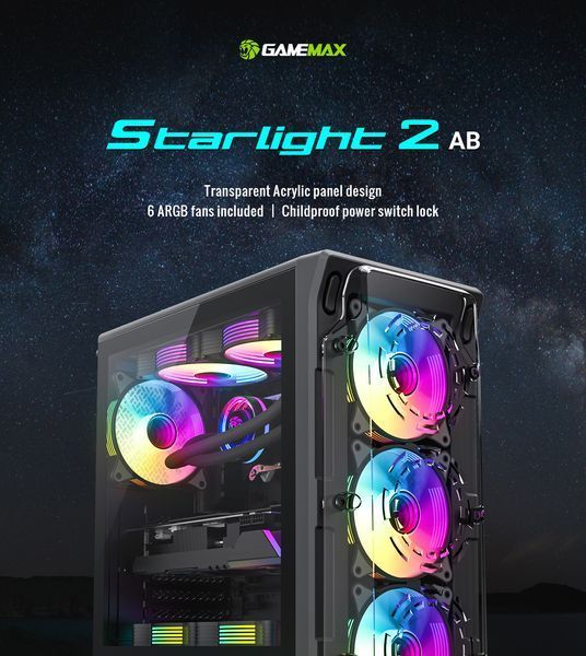 Корпус GameMax Starlight 2 AB 630532ua фото