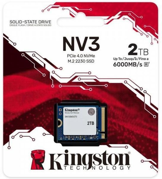 SSD накопитель Kingston NV3 2 TB (SNV3SM3/2T0) 600666ua фото