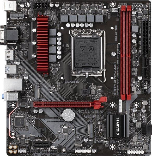 Материнська плата Gigabyte B760M GAMING DDR4 463288 фото