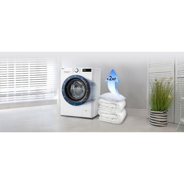 Пральна машина автоматична LG F2Y5FS6W 628678ua фото