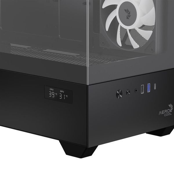 Корпус Aerocool P300D Digi-G-BK-v1 Black (ACCS-PN05033.11) 623057ua фото