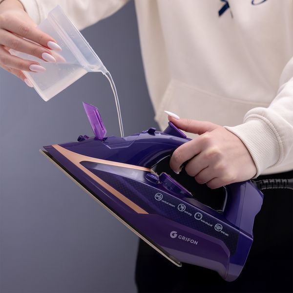 Утюг с паром Grifon I283550C Purple 623664ua фото