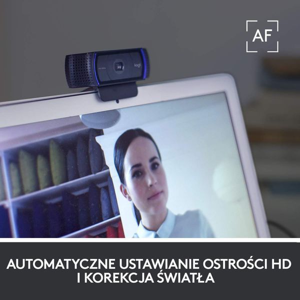 Веб-камера Logitech C920 Pro HD Webcam (960-000768, 960-000769, 960-001055, 960-001062, 960-000764) 134753ua фото
