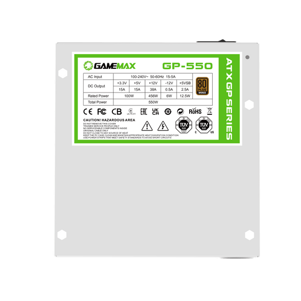 Блок живлення GameMax GP-550 White 627740ua фото