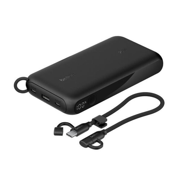 Зовнішній акумулятор (павербанк) Belkin Boost Charge 20000mAh Black (BPB028HQBK) 613643ua фото