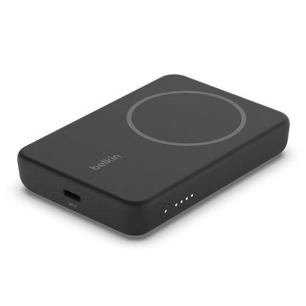 Внешний аккумулятор (павербанк) Belkin 5000mAh MagSafe Wireless Black (BPD004BTBK) 613629ua фото