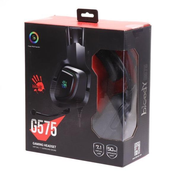 Навушники з мікрофоном Bloody G575 Black 579348ua фото