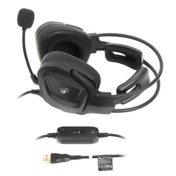 Навушники з мікрофоном Bloody G575 Black 579348ua фото