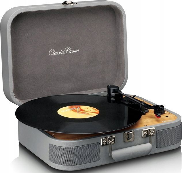 Проигрыватель виниловых дисков Lenco Classic Phono TT-116 Grey 558467 фото
