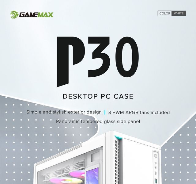Корпус GameMax P30 WH 628375ua фото