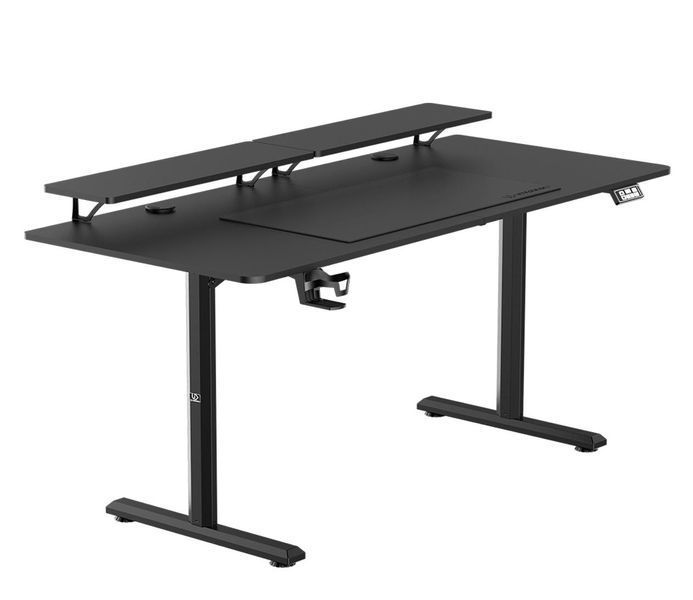Геймерський ігровий стіл Ultradesk Highlander XXL Black 528519 фото