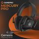 Наушники с микрофоном GamePro Genesis Mercury Pro 3-Mode Black (HSW120B) 623413ua фото 9