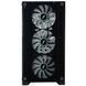 Корпус 1stPlayer X2-M-BK-4F7 Black 600026ua фото 4