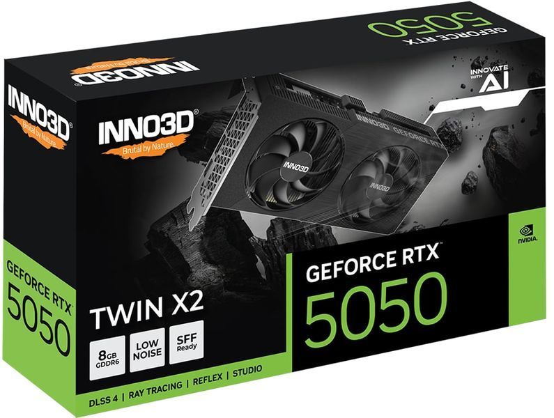 Відеокарта Inno3D GeForce RTX 5050 Twin X2 (N50502-08D6-174071N) 619061 фото