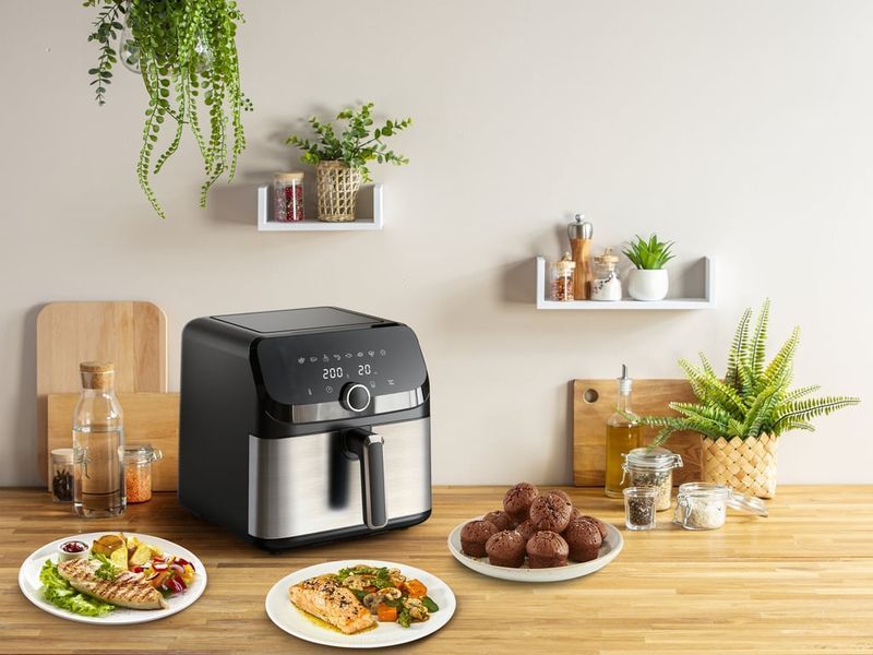 Мультипіч (аерофритюрниця) Tefal Easy Fry Mega EY855D10 571305 фото