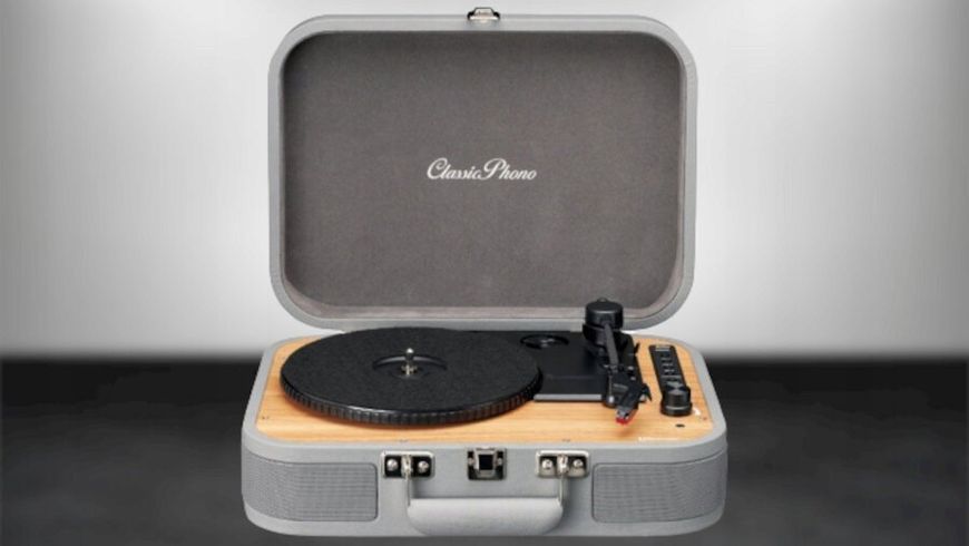Проигрыватель виниловых дисков Lenco Classic Phono TT-116 Grey 558467 фото