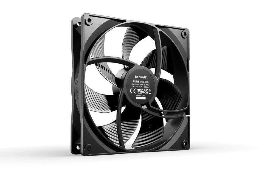 Вентилятор Be Quiet! Pure Wings 3 140mm PWM 3-Pack Black (BL139) 618869 фото