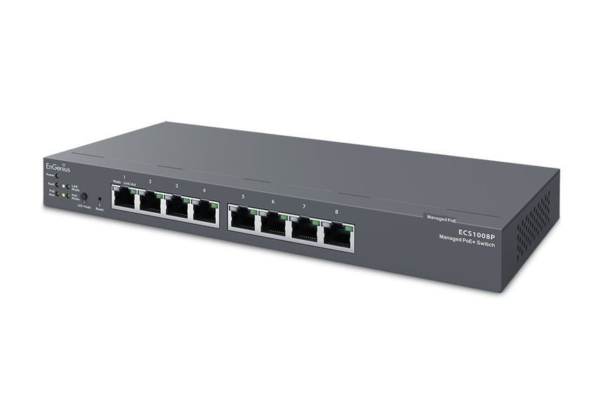 Комутатор керований рівня 2 EnGenius ECS1008P 518376ua фото