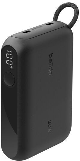 Внешний аккумулятор (павербанк) Belkin Display PD 20W 10000mAh Black (BPB027hqBK) 619647 фото