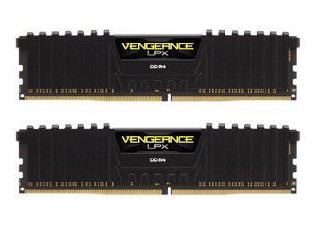 Память для настольных компьютеров Corsair 32 GB (2x16GB) DDR4 2666 MHz Vengeance LPX (CMK32GX4M2A2666C16) 337361 фото