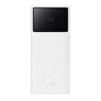 Внешний аккумулятор (павербанк) Baseus Star Lord Digital Display 30000mAh 30W White (P10022905213-00) 614010 фото
