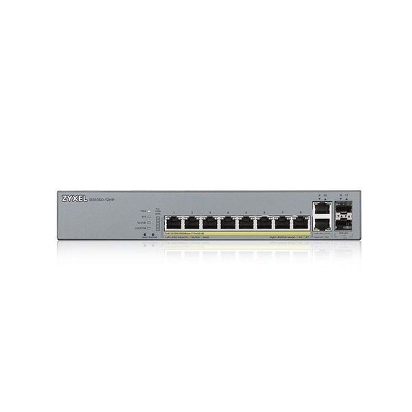 Коммутатор Smart 2-го уровня ZyXEL GS1350-12HP 504483ua фото
