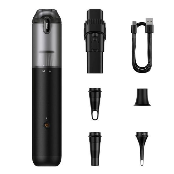 Ручний / автомобільний пилосос Baseus A3 Lite Black (VCAQ050001) 480990ua фото