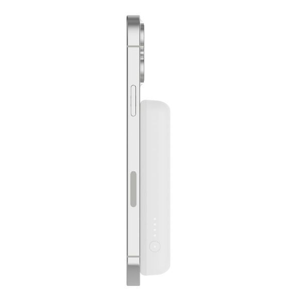 Зовнішній акумулятор (павербанк) Belkin Magnetic Wireless 5000mAh White (BPD004BTWT) 613628ua фото