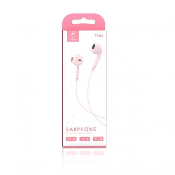 Наушники с микрофоном SkyDolphin SR06 Soft Pink (HF-000468) 579531ua фото