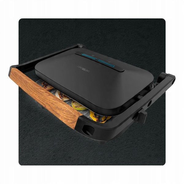 Електрогриль притискний Cecotec Rock'nGrill 1200 Black 619472 фото