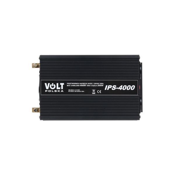 Перетворювач (інвертор) DC-AC Volt Polska IPS-4000 24V/230V 2000/4000W (3IPS400024) 514865 фото