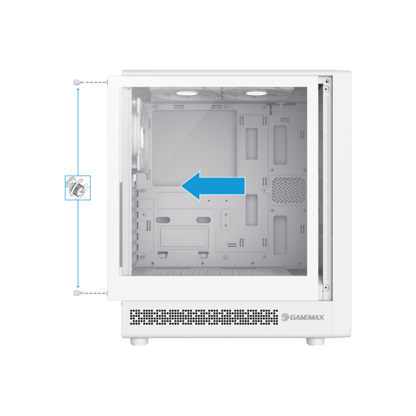 Корпус GameMax Storm 2 AW White 630533ua фото