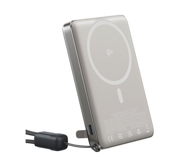 Внешний аккумулятор (павербанк) INIU MagPro Slim 10000mAh 45W Titanium (P76-P1-TG) 618124 фото