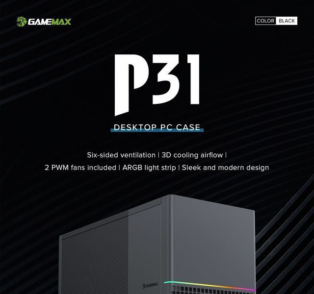 Корпус GameMax P31 BK 628376ua фото