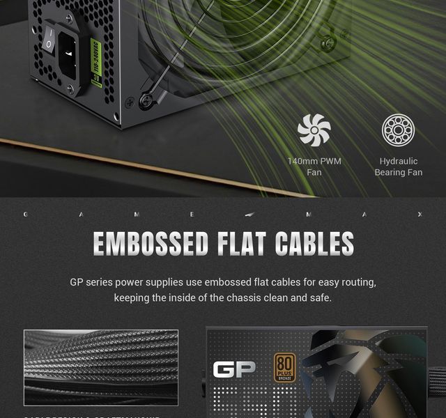 Блок питания GameMax GP-550B 627741ua фото