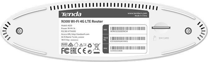 Бездротовий маршрутизатор (роутер) Tenda 4G03 351544ua фото