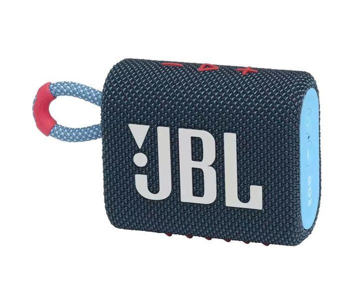 Портативные колонки JBL Go 3 Blue Coral (JBLGO3BLUP) 317332 фото