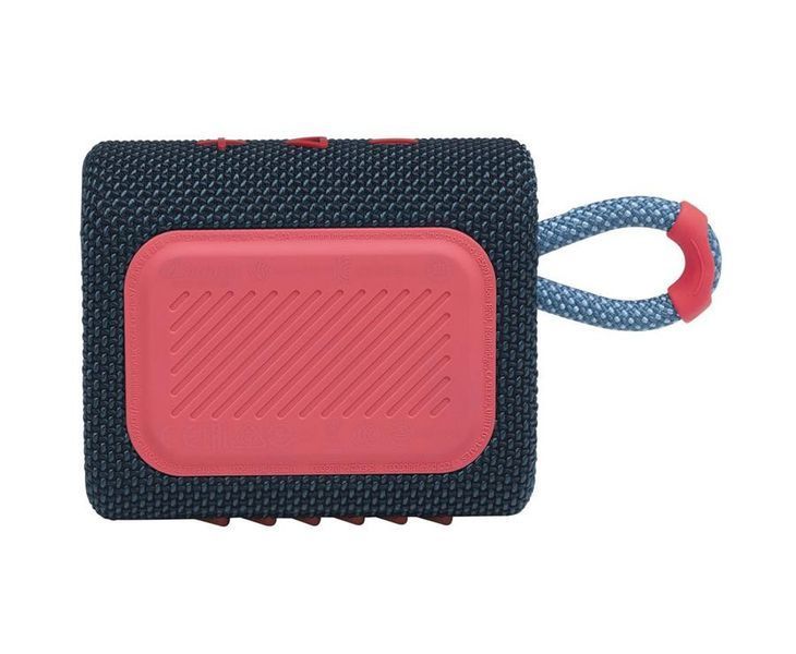 Портативные колонки JBL Go 3 Blue Coral (JBLGO3BLUP) 317332 фото