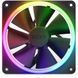Вентилятор NZXT F120 RGB Black (RF-R12SF-B1) 480171 фото 1