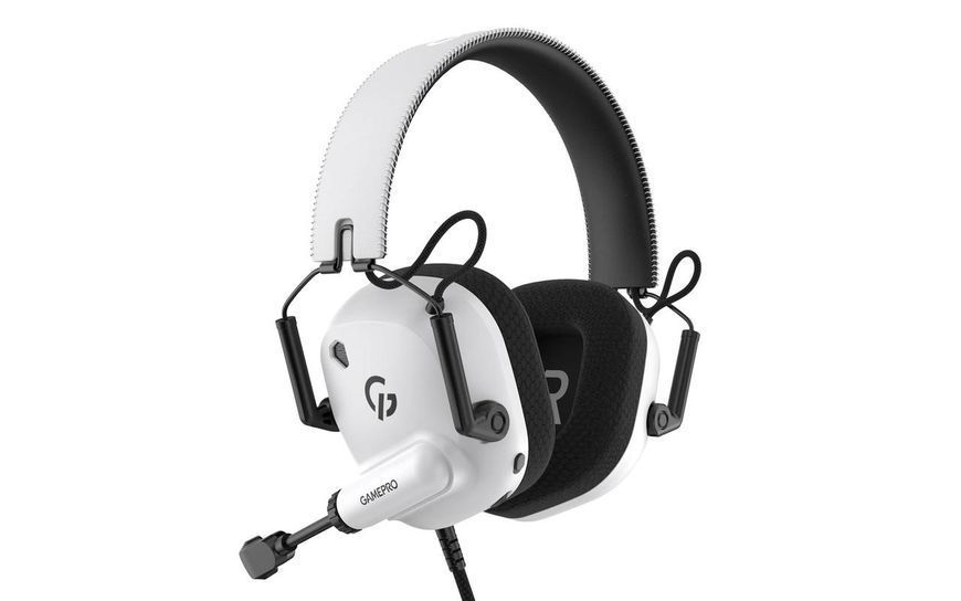 Наушники с микрофоном GamePro Genesis Mercury White (HS120W) 623414ua фото