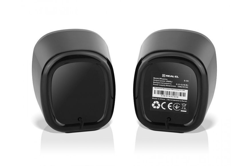 Акустические колонки Real-El S-55 Black 577257ua фото