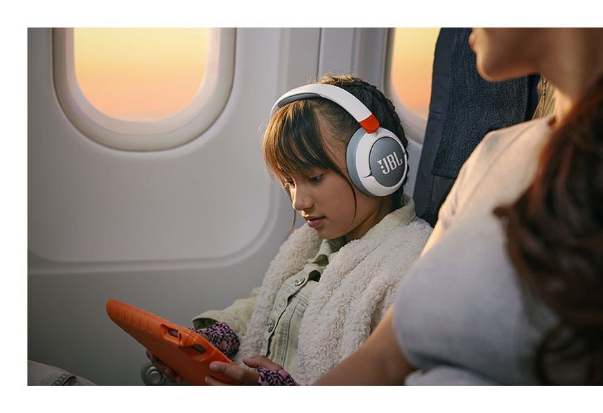 Навушники з мікрофоном JBL Junior 470NC White (JBLJR470NCWHT) 571391ua фото