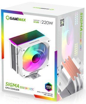 Воздушное охлаждение GameMax Sigma 550 Infinity WH 628608ua фото