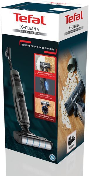 Моющий вертикальный пылесос (1в1) Tefal X-Clean 4 GF5035 620259 фото